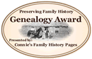 Geneaology Award